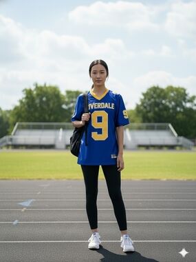 Riverdale Blue & Yellow Football Jersey #9